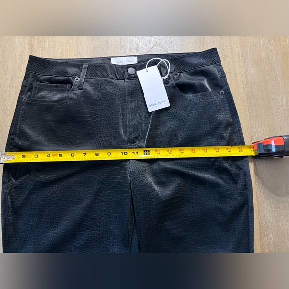 Dear John Jeanne Super High Rise Flare Cropped Jeans Size 31 (12) NWT BLACK - Picture 15 of 16